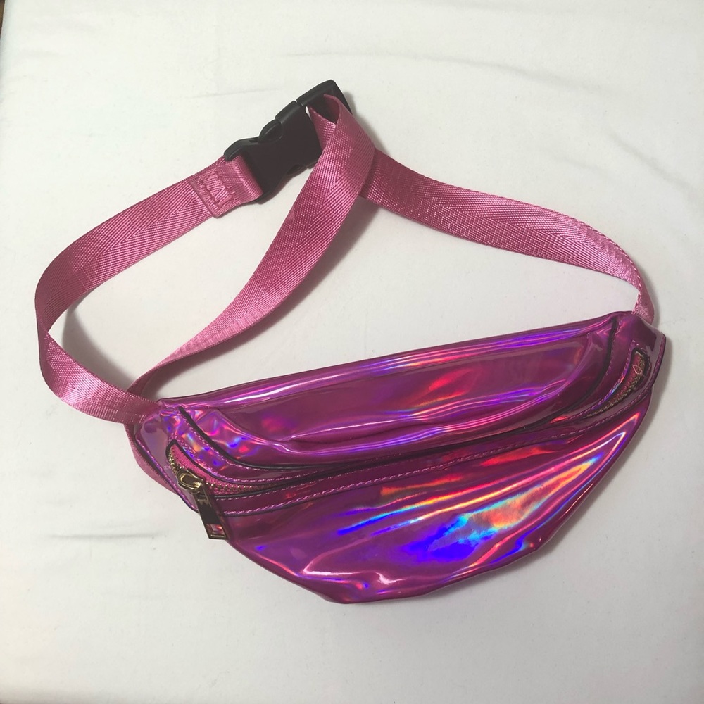 **SOLD** Pink metallic Fanny pack